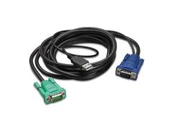 APC - Tastatur- / Video- / Maus- (KVM-) Kabel - USB, HD-15 (VGA)