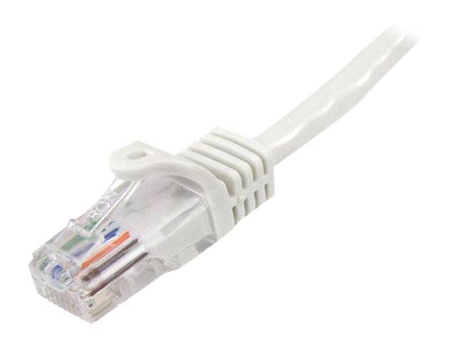 StarTech.com 1m Cat5e RJ45 UTP Netzwerkkabel Snagless - Cat 5e Patchkabel - Weiß - Stecker / Stecker - Patch-Kabel - RJ-