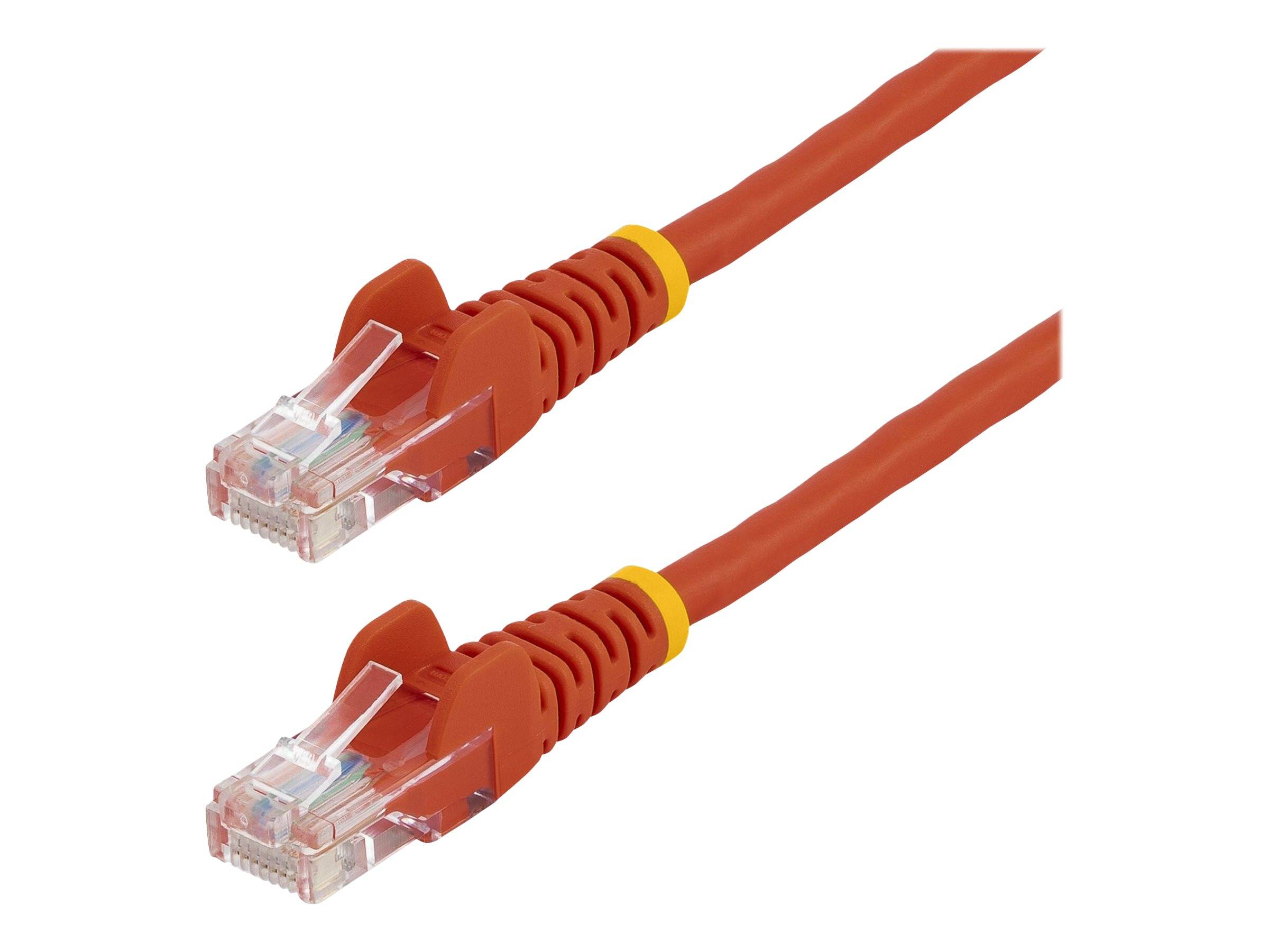 StarTech.com 1m Cat5e RJ45 UTP Netzwerkkabel Snagless - Cat 5e Patchkabel - Rot - Stecker / Stecker - Patch-Kabel - RJ-4