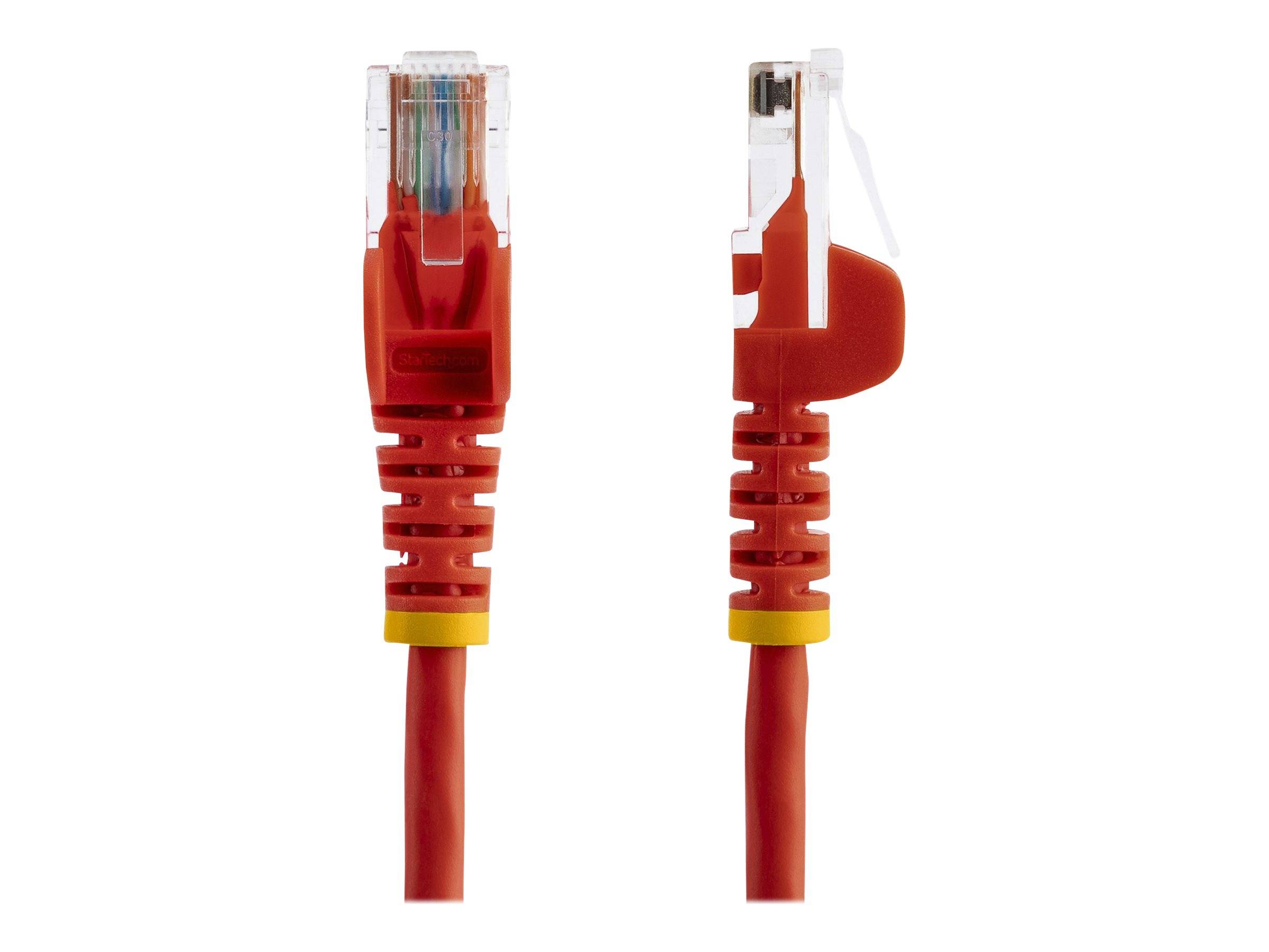 StarTech.com 1m Cat5e RJ45 UTP Netzwerkkabel Snagless - Cat 5e Patchkabel - Rot - Stecker / Stecker - Patch-Kabel - RJ-4