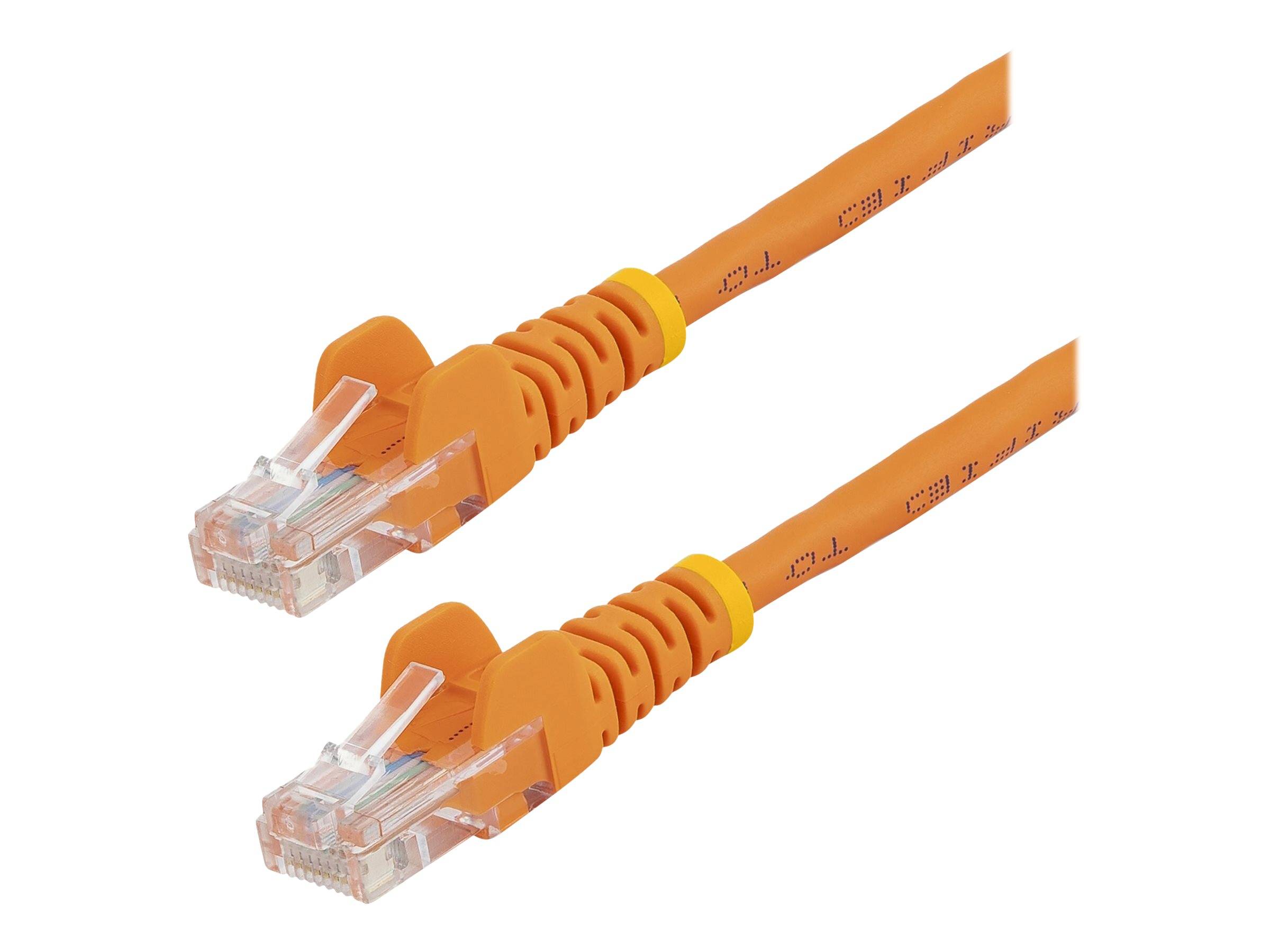 StarTech.com 1m Cat5e RJ45 UTP Netzwerkkabel Snagless - Cat 5e Patchkabel - Orange - Stecker / Stecker - Patch-Kabel - R