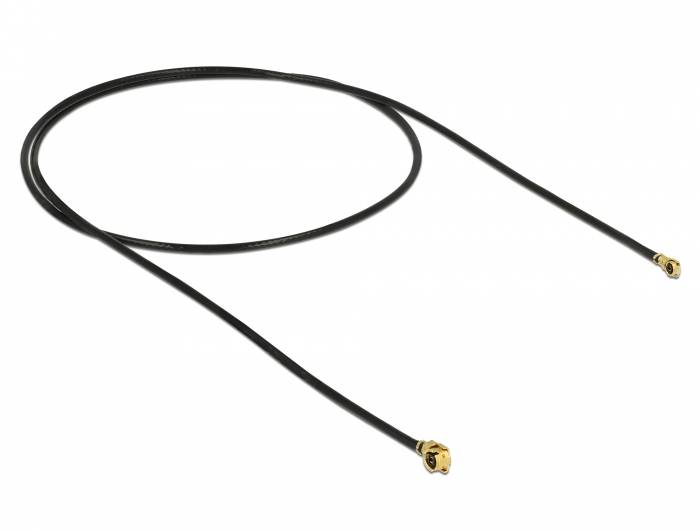 Delock - Antennenkabel - MHF/U.FL Stecker gewinkelt bis MHF4/HSC Stecker gewinkelt