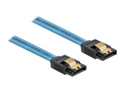 DeLOCK SATA 6 Gb/s Cable UV glow effect - SATA-Kabel