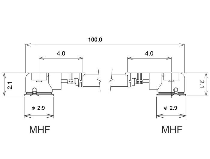 DeLOCK - Antennenkabel - MHF/U.FL (S) gewinkelt bis MHF/U.FL (S)