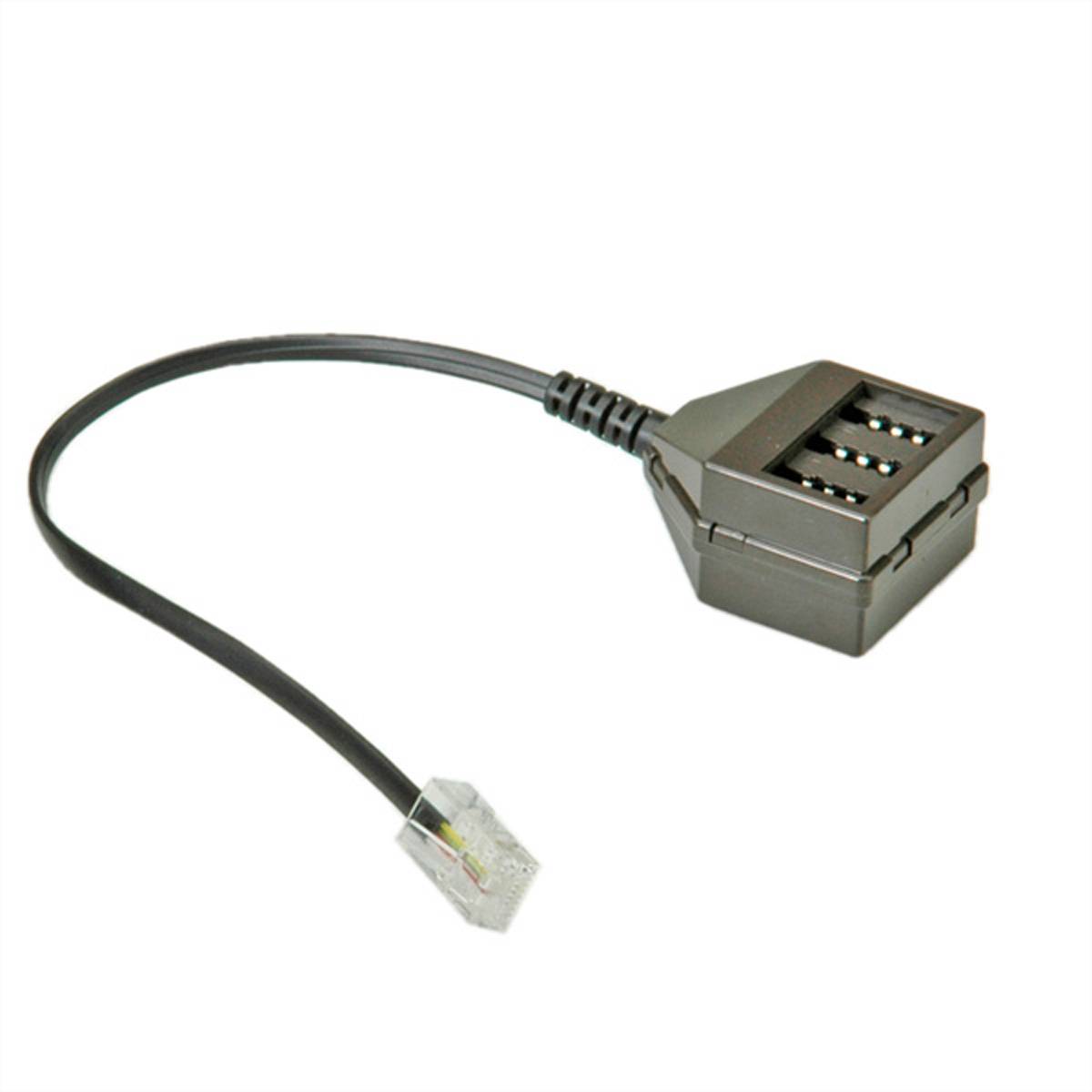 ROLINE - Secomp - Telefonadapter - RJ-45 (M) zu TAE-NFN (W)