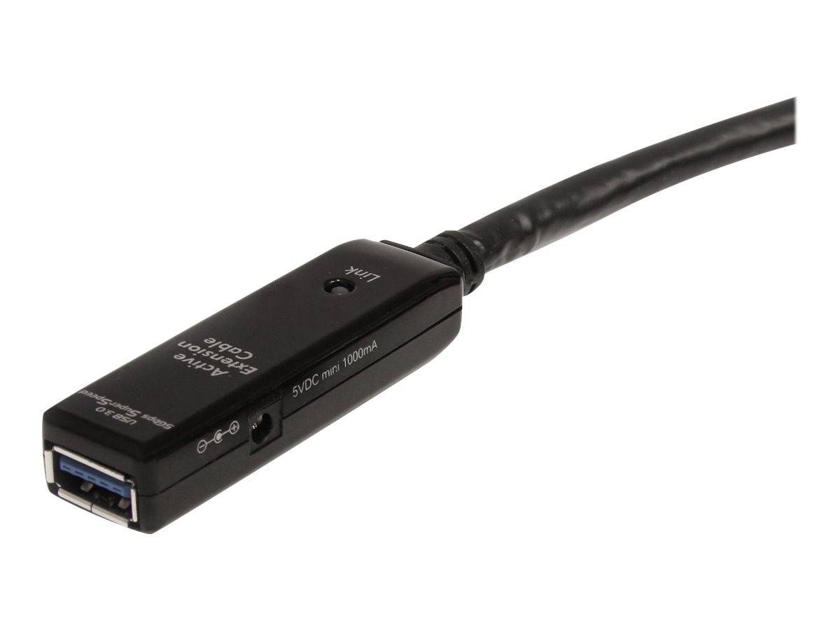 StarTech.com 5 m aktives USB 3.0 Verlängerungskabel - Stecker/Buchse - USB 3.0 SuperSpeed Kabel Verlängerung - USB-Verlä
