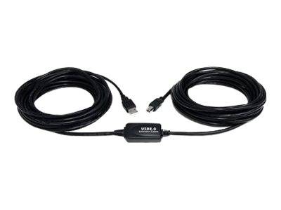 StarTech.com 10m Aktives USB 2.0 A auf B Kabel - USB Anschlusskabel - Stecker/Stecker - Schwarz - USB-Kabel - USB (M)