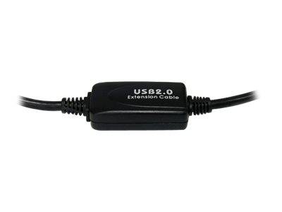 StarTech.com 10m Aktives USB 2.0 A auf B Kabel - USB Anschlusskabel - Stecker/Stecker - Schwarz - USB-Kabel - USB (M)
