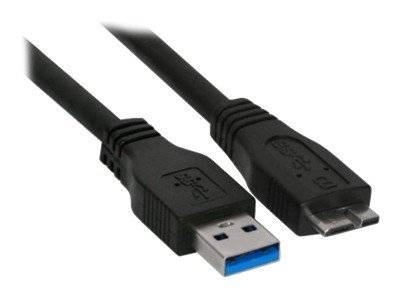 INLINE - USB 3.2 Gen.1 Kabel - A an Micro B - schwarz - 2m