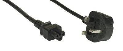 INLINE - Netzkabel für Notebook - England - 3pol Kupplung - 2m