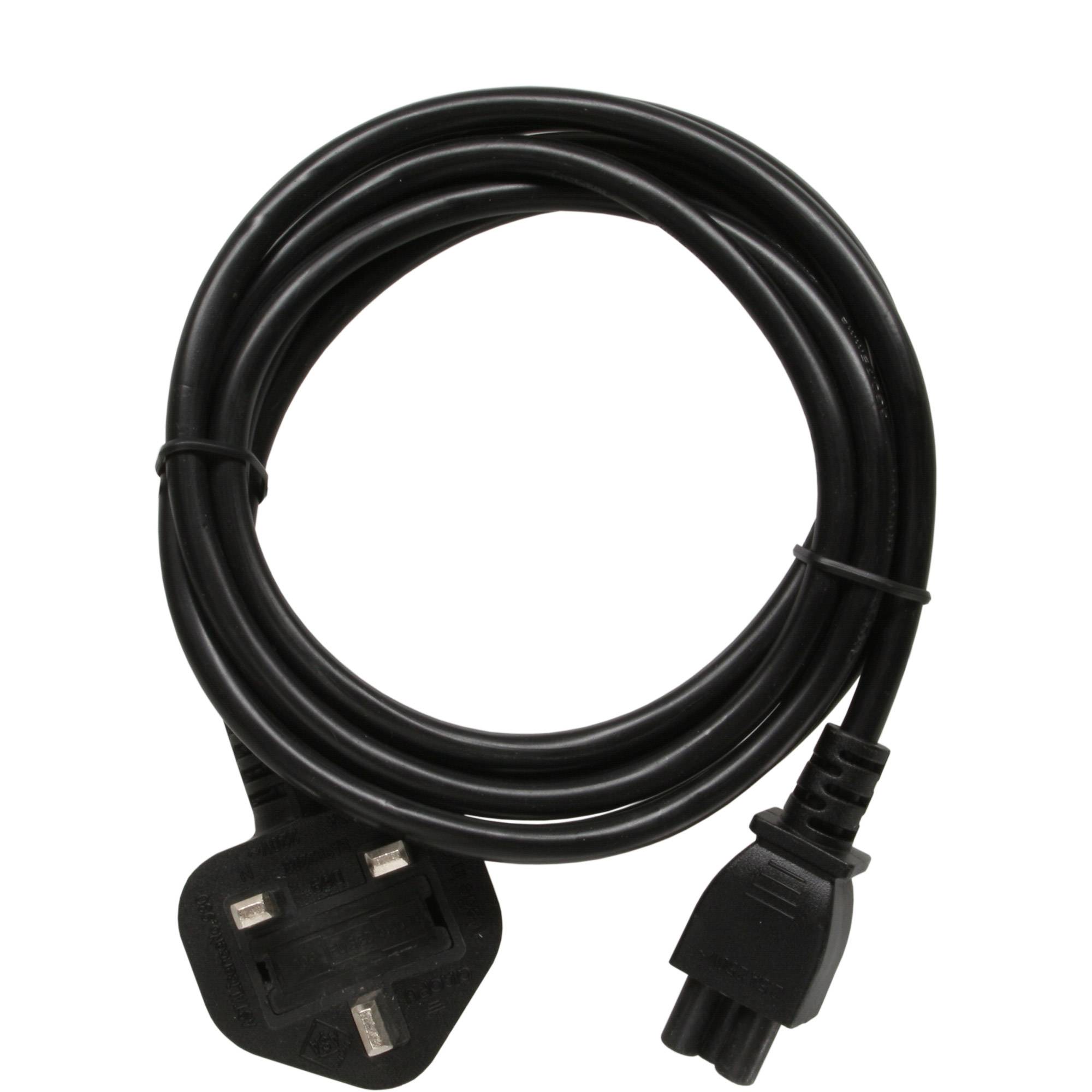 INLINE - Netzkabel für Notebook - England - 3pol Kupplung - 2m