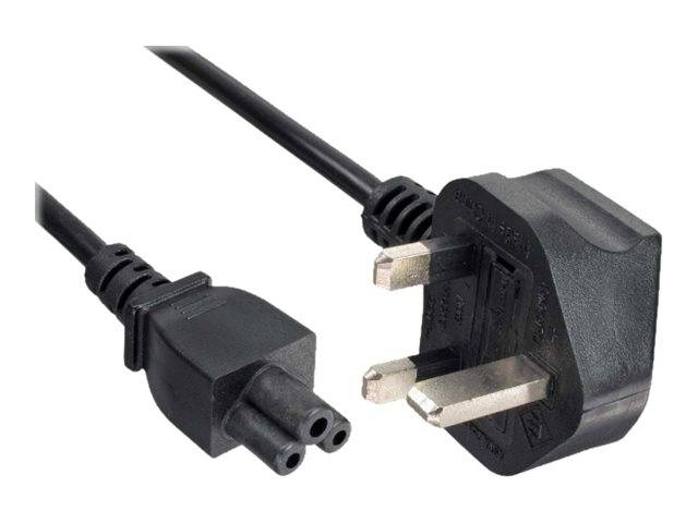 INLINE - Netzkabel für Notebook - England - 3pol Kupplung - 2m