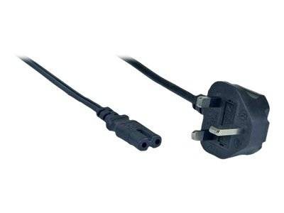 INLINE - Netzkabel - Netzstecker England auf Euro 8 C7 Stecker - 1,8m