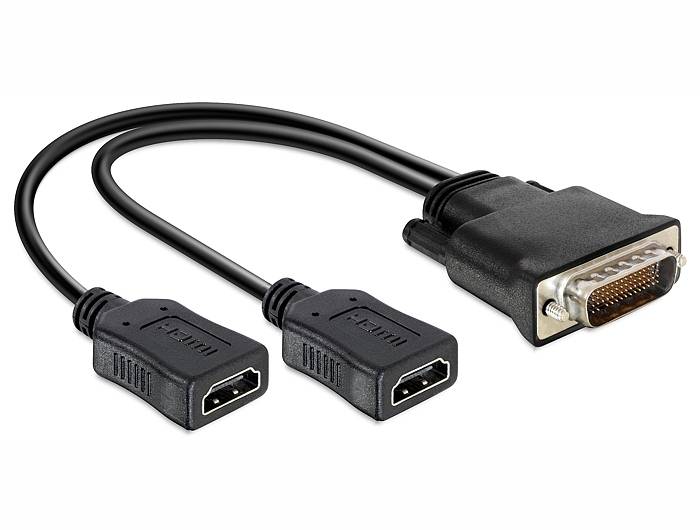 Delock - Videoadapter - HDMI weiblich bis DMS-59 männlich