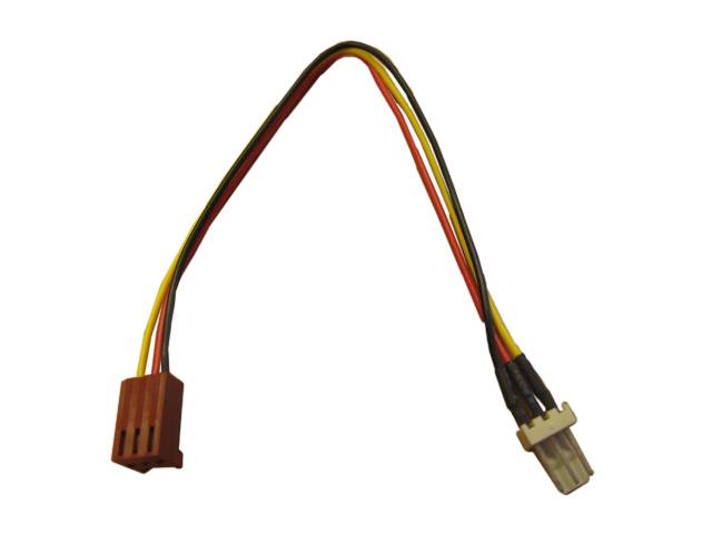 INLINE - Lüfterkabel Verlängerung - 3pol Molex Stecker / Buchse - Länge 0,3m
