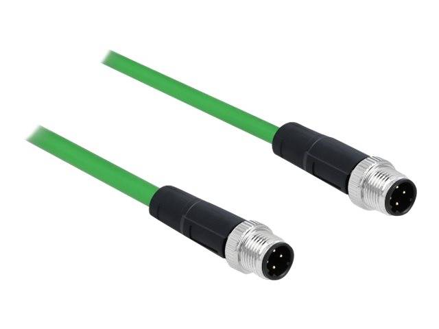 DeLOCK - Netzwerkkabel - M12 (4-polig) (M) bis M12 (4-polig)