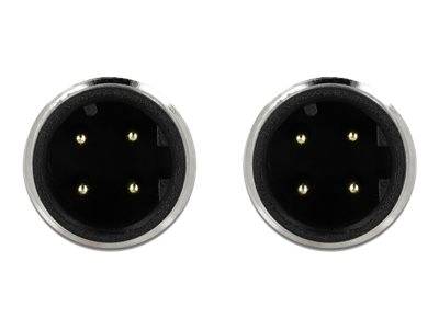 DeLOCK - Netzwerkkabel - M12 (4-polig) (M) bis M12 (4-polig)