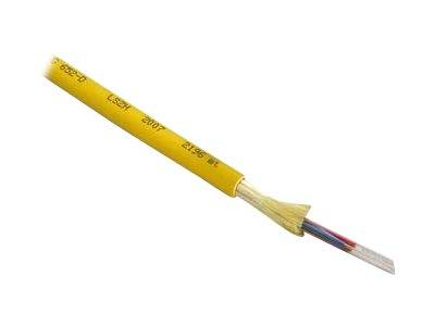 DIGITUS - Verlegekabel Innen/Außen A/I-DQ (ZN) BH 9/125µ OS2, 8 Fasern, BauPVO Dca, LSZH