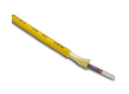 DIGITUS - Verlegekabel Innen/Außen A/I-DQ (ZN) BH 9/125µ OS2, 8 Fasern, BauPVO Dca, LSZH