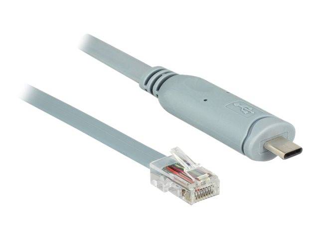 DeLOCK - Serieller Adapter - USB-C (M) bis RJ-45 (M)