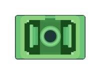 DeLOCK - Kabelverbindung - grün - 1 Anschluss (Packung mit 4)