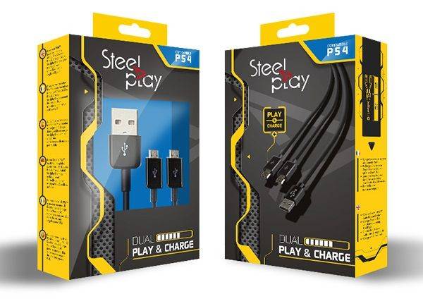 Steelplay Double Play & Charge - Lade-/Datenkabel