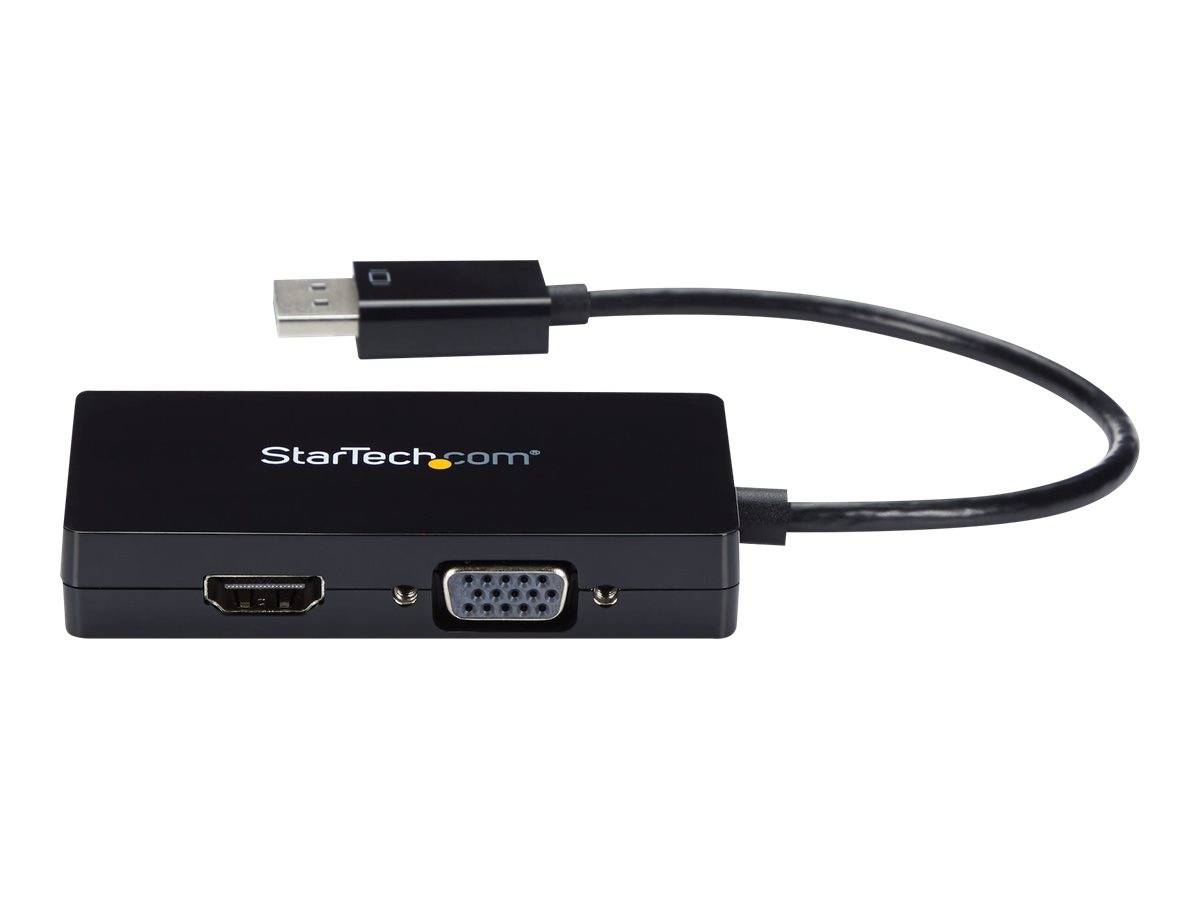 StarTech.com 3-in1 DisplayPort auf HDMI / DVI / VGA Adapter - DP zu VGA, DP zu HDMI, DP zu DVI Konverter - 1920x1200 / 1