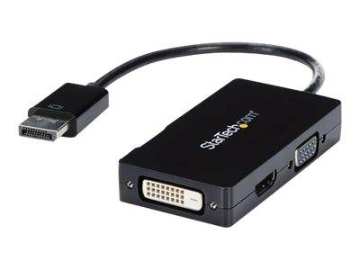 StarTech.com 3-in1 DisplayPort auf HDMI / DVI / VGA Adapter - DP zu VGA, DP zu HDMI, DP zu DVI Konverter - 1920x1200 / 1