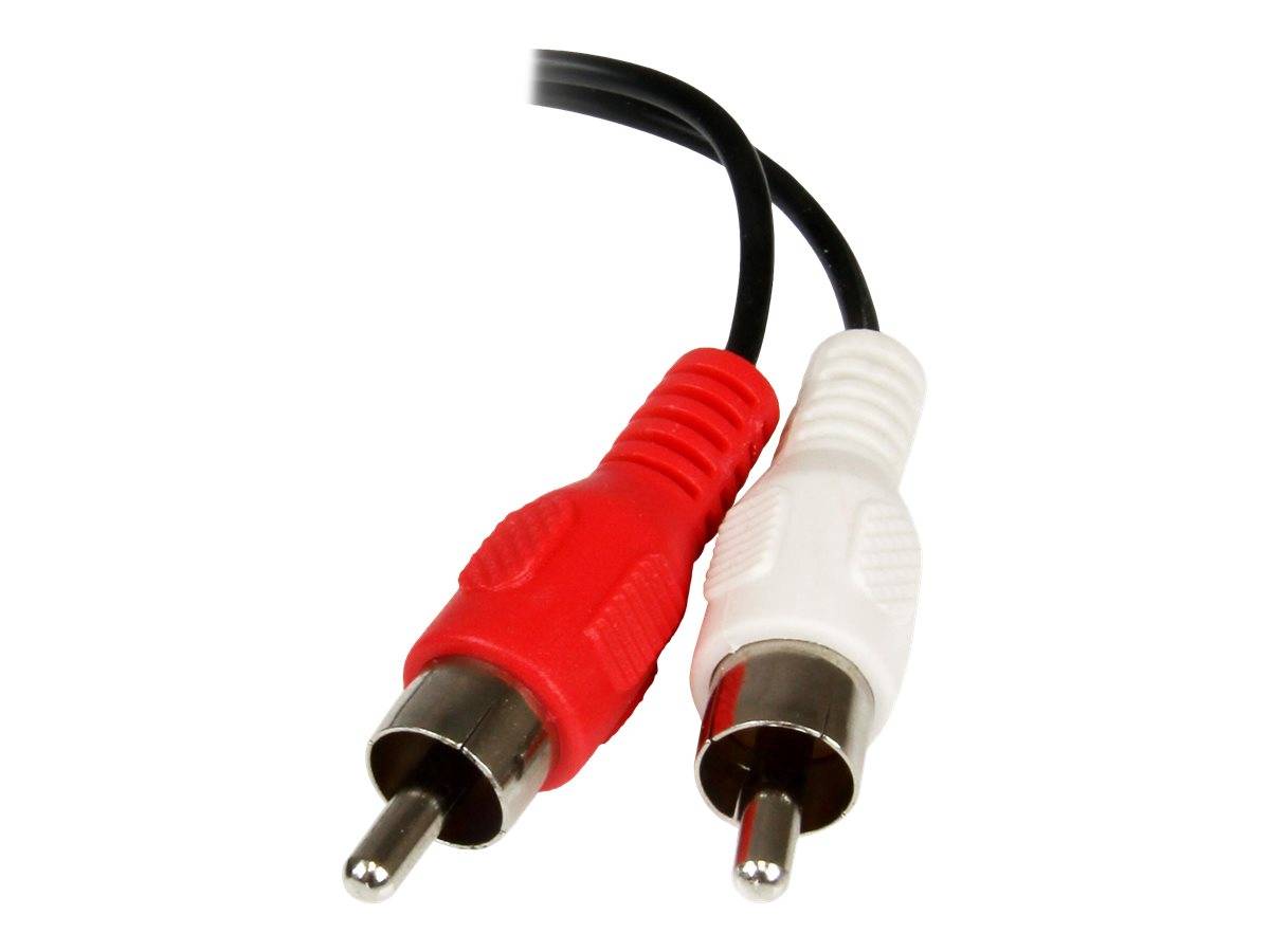 StarTech.com 15cm Audio Kabel 3,5mm Klinke auf 2x Cinch (Buchse/Stecker)