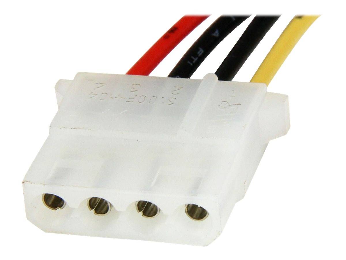 StarTech.com 30cm SATA auf Molex LP4 Stromadapter - Bu/St - Serial ATA zu 4pin Stromkabel Adapter - Netzteil - interne S