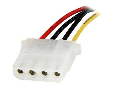 StarTech.com 30cm SATA auf Molex LP4 Stromadapter - Bu/St - Serial ATA zu 4pin Stromkabel Adapter - Netzteil - interne S
