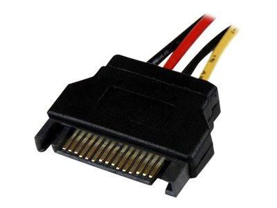 StarTech.com 30cm SATA auf Molex LP4 Stromadapter - Bu/St - Serial ATA zu 4pin Stromkabel Adapter - Netzteil - interne S