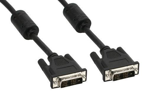 INLINE - DVI-D Kabel - digital 18+1 Stecker / Stecker - Single Link - 2 Ferrite - 3m