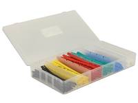 Delock - Schrumpfschlauch - 10 cm - Schwarz, weiß, Blau, Gelb, Rot, grün (Packung mit 100)