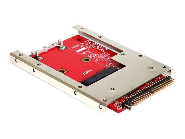 Delock Konverter IDE 44 Pin > mSATA mit 2.5"" Rahmen - Speicher-Controller - mSATA (6.4 cm)