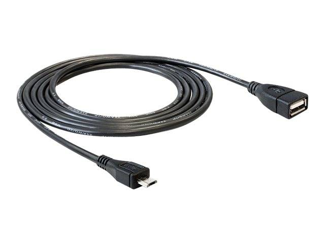 DeLOCK - USB-Kabel - Micro-USB Typ B (M) bis USB (W)