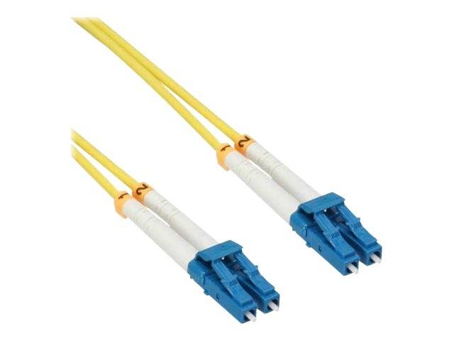 INLINE - LWL Duplex Kabel - LC/LC - 9/125µm - OS2 - 0,5m