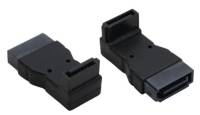 INLINE - SATA Adapter Stecker / Buchse - gewinkelt nach unten