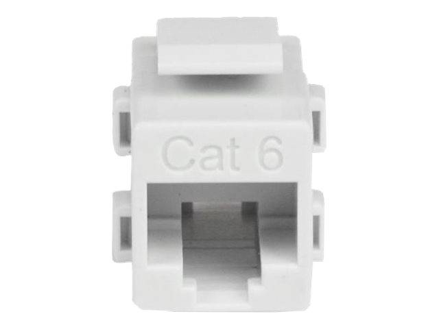 StarTech.com White Cat 6 RJ45 Keystone Jack Network Coupler F/F - RJ45 Coupler - Cat6 Coupler - F/F Cat6 Keystone Jack W