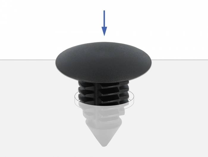 DeLOCK 60187, Nylon, Schwarz, Einfarbig, 15 mm, 14,5 mm, 10 Stück(e)
