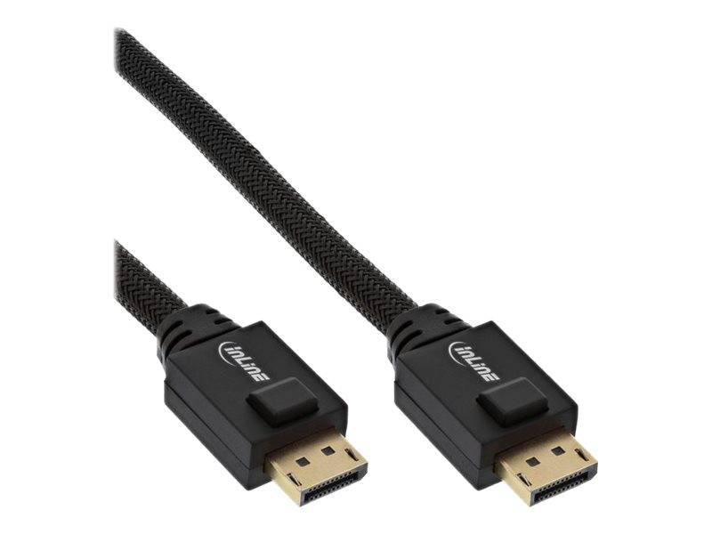 INLINE - DisplayPort Aktiv-Kabel - 4K2K - schwarz - vergoldete Kontakte - 20m