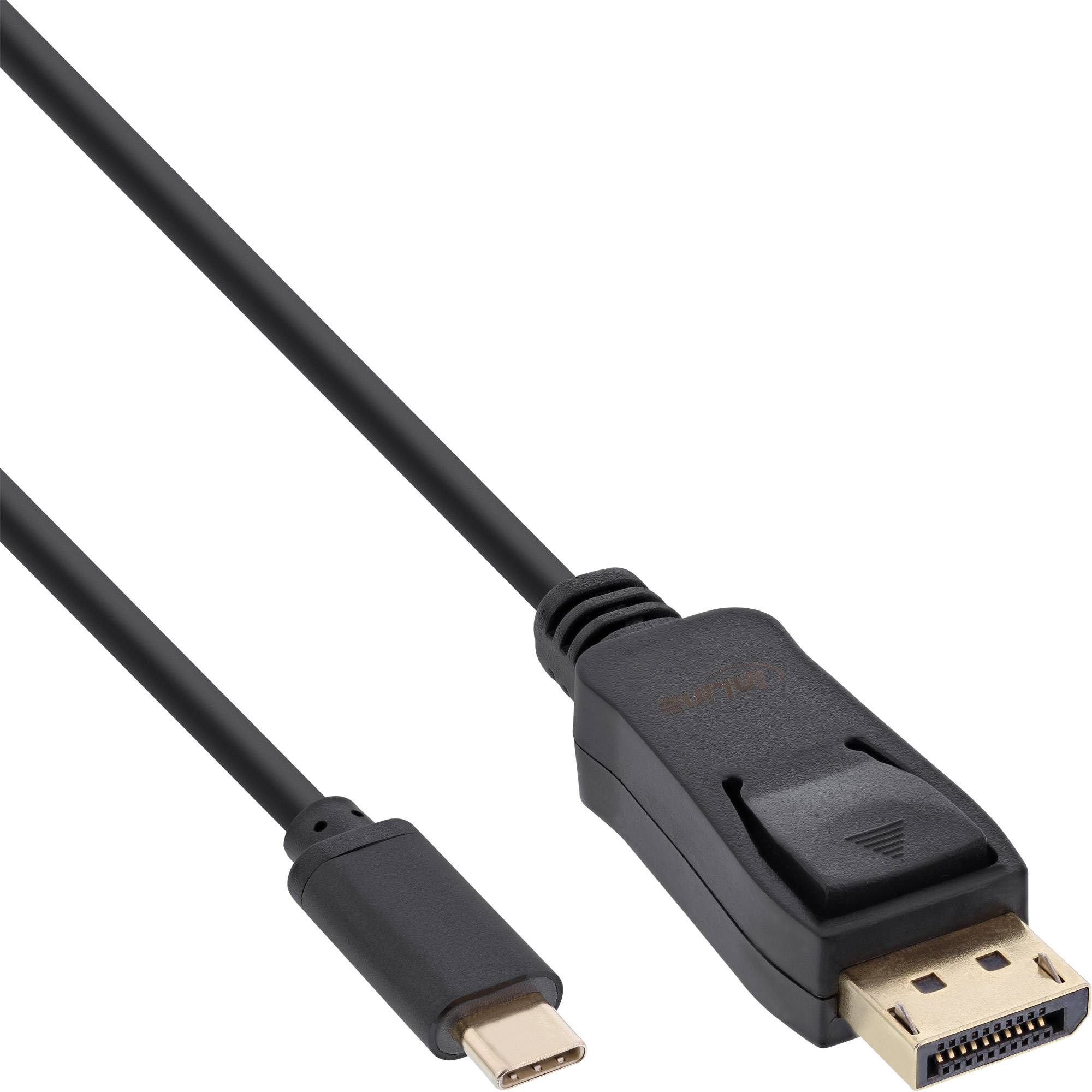 INLINE - USB Display Kabel - USB-C Stecker zu DisplayPort Stecker - 3m