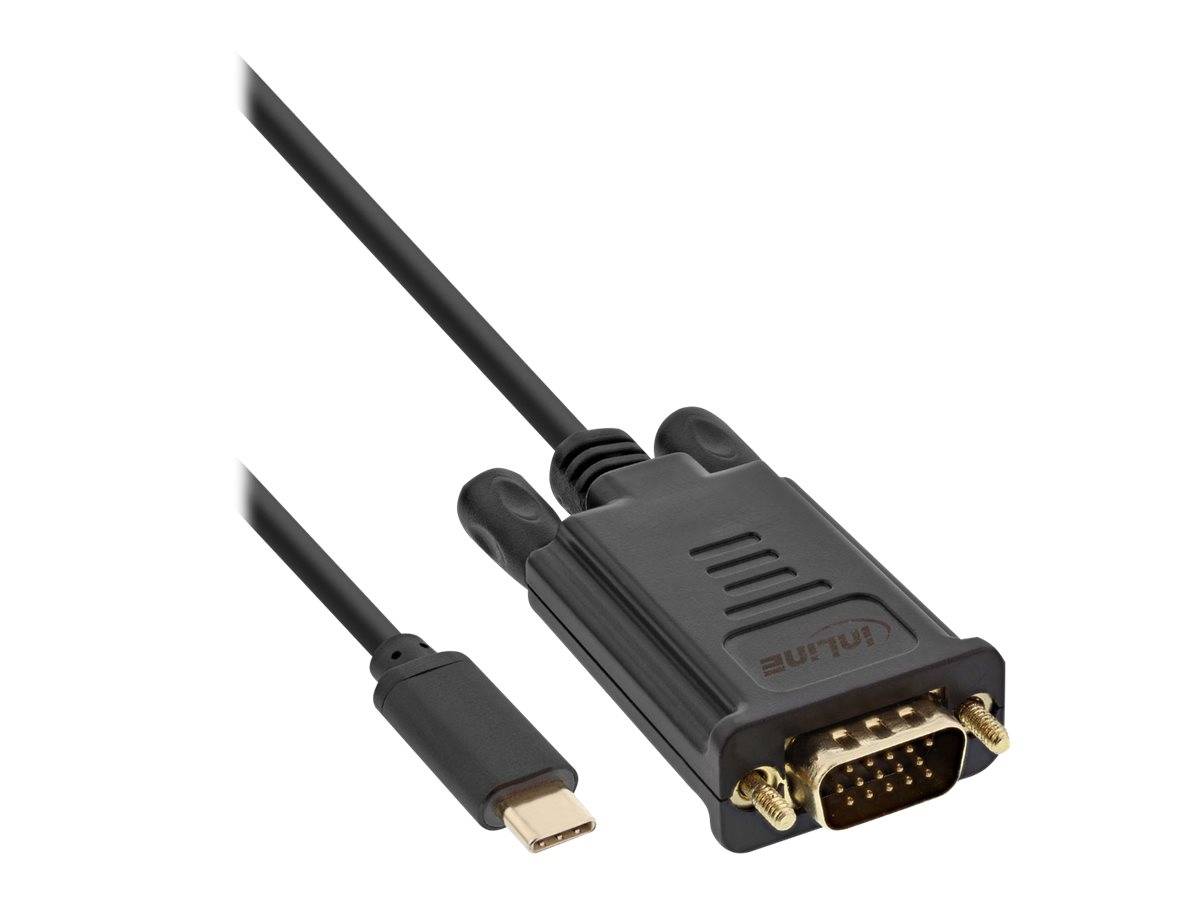 InLine - Adapterkabel - USB-C (M) bis HD-15 (VGA)
