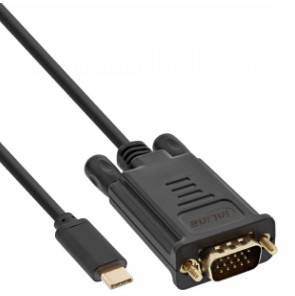 InLine - Adapterkabel - USB-C (M) bis HD-15 (VGA)