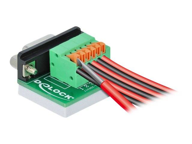 DeLOCK - Serieller Adapter - DB-9 (W) bis 6-poliger Anschlussblock