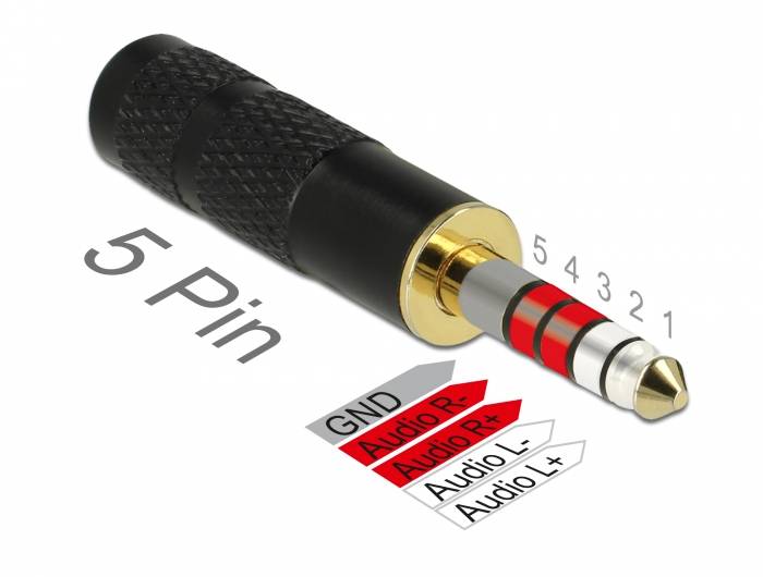Delock - Audio-Adapter - Symmetrisches Stereo