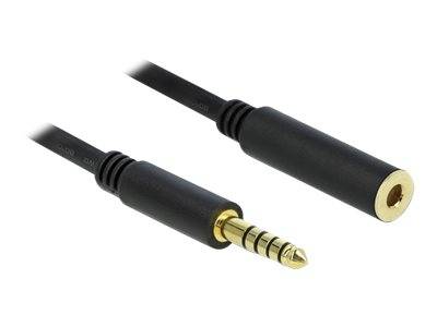Delock - Audioverlängerungskabel - Symmetrisches Stereo 4,4 mm männlich bis Symmetrisches Stereo 4,4 mm weiblich