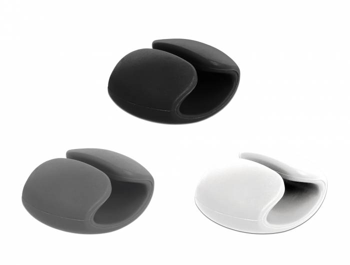 DeLOCK Cable Holder Clip Set - Set Kabelhalteclips