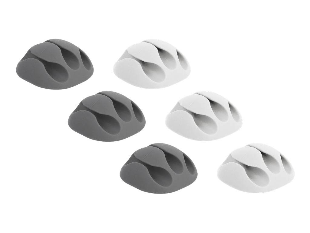 DeLOCK with 3 feed-throughs - Kabelhalter-Kit