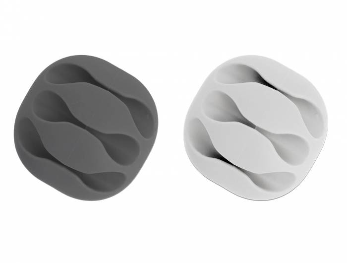 DeLOCK with 3 feed-throughs - Kabelhalter-Kit